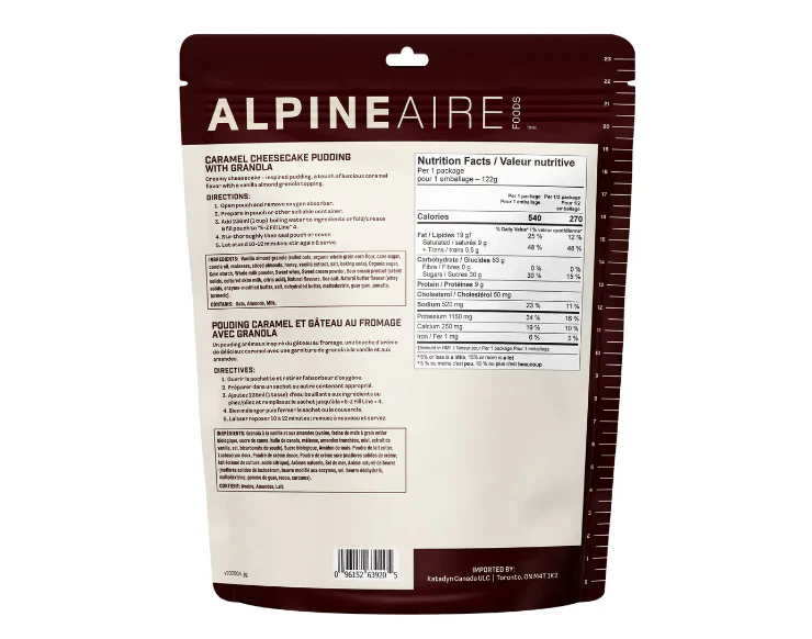 AlpineAire Caramel Cheesecake Pudding - Image 2