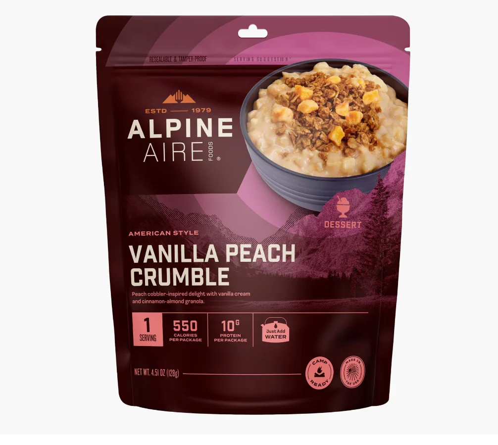 AlpineAire Vanilla Peach Crumble