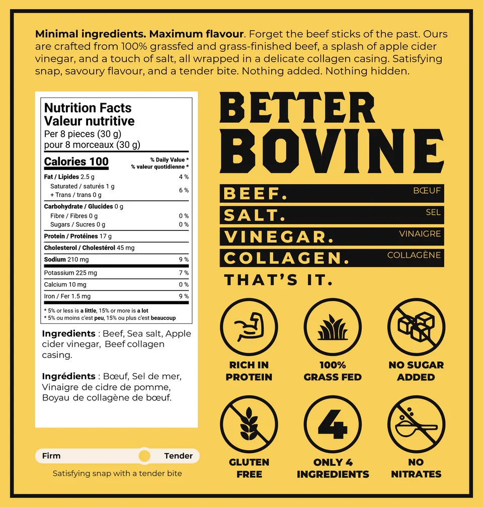 Better Bovine Grassfed Beef Sticks - Image 3