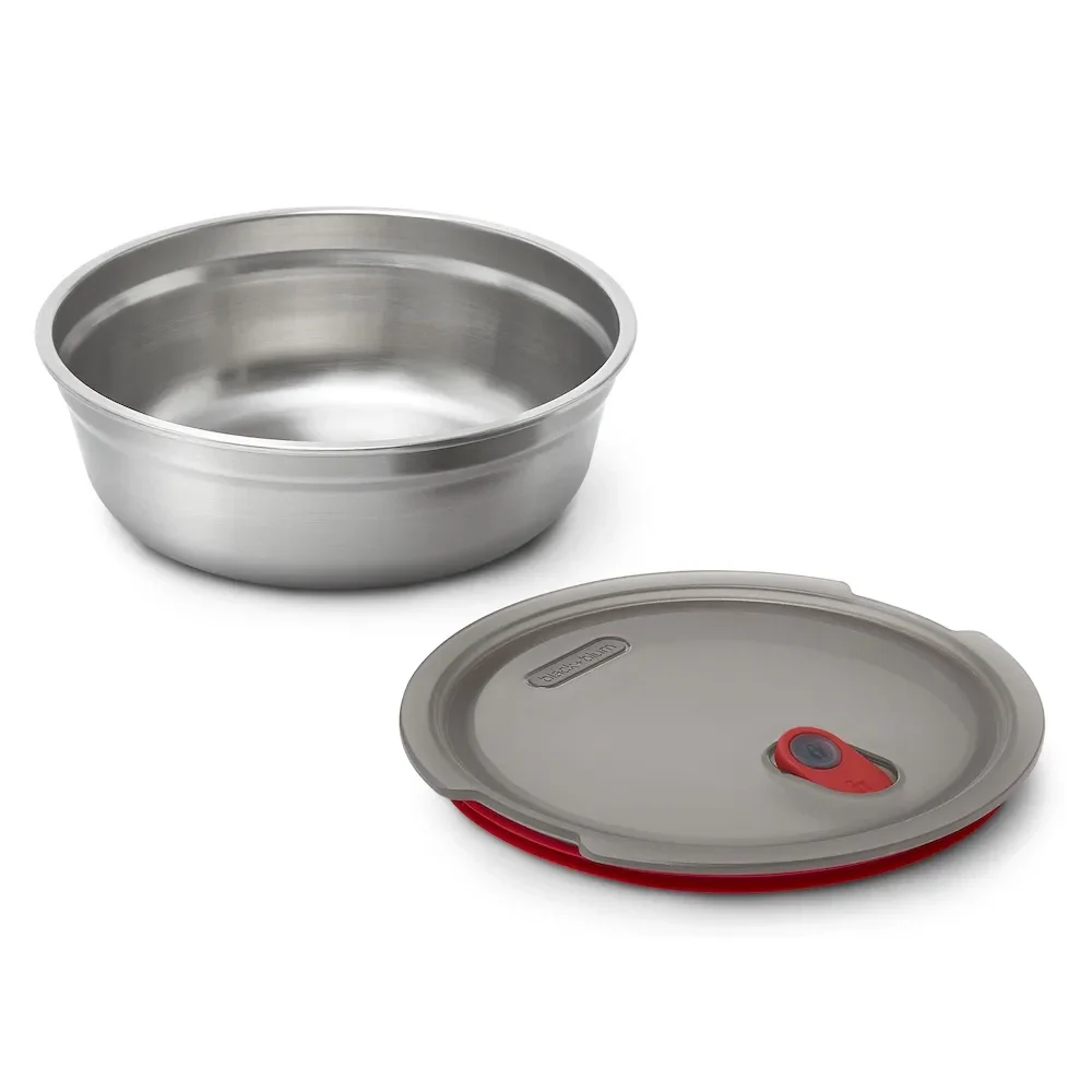 Black and Blum Steel Food Bowl Small