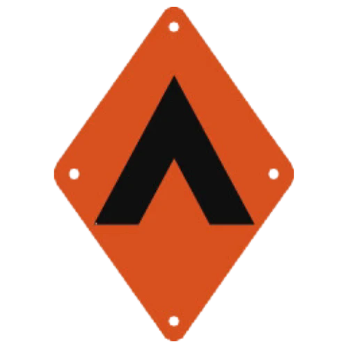 Campsite Marker, Small Diamond