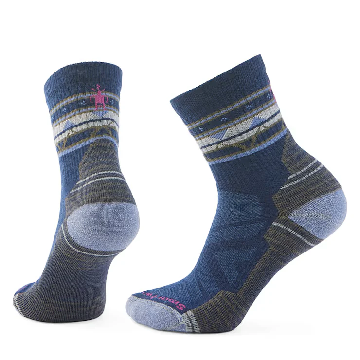 Smartwool Hike Light Cushion Zig Zag Valley Mid Crew Women's - Image 3