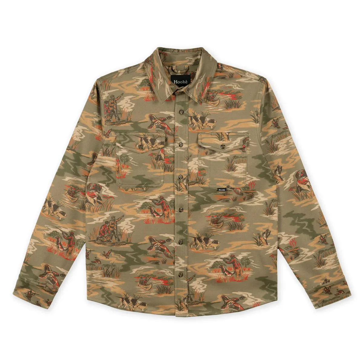 Hooké Duck Hunting Flannel Shirt Men's