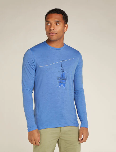 Icebreaker 150 Tech Lite LS Tee Bear Lift Men's