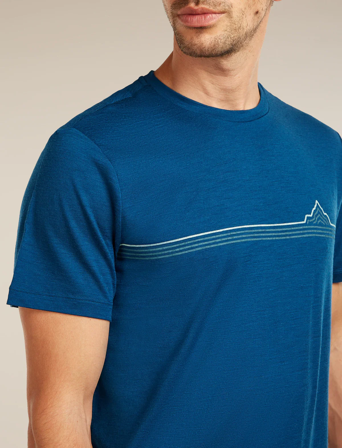 Icebreaker 150 Tech Lite SS Range Stripes Men's - Image 3