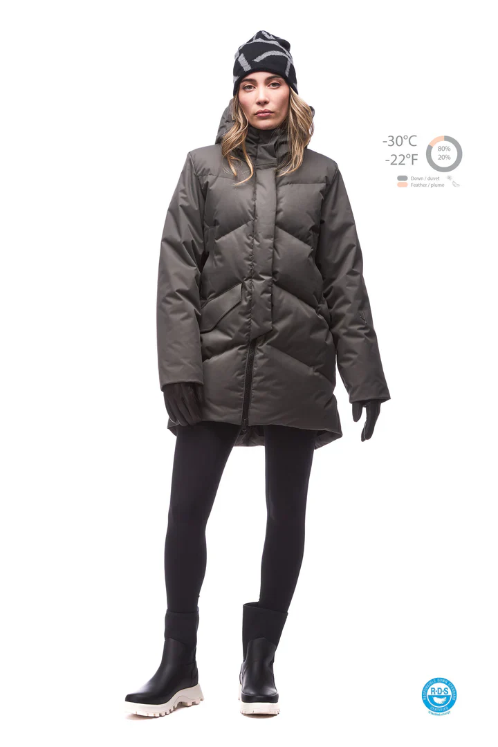 Indyeva Ayaba Simplified Down Coat Women - Image 3