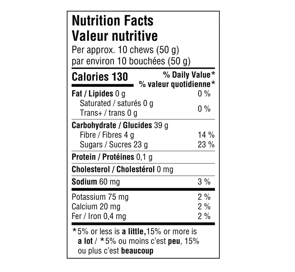 Krono Maple Strawberry Energy Chews - Image 2