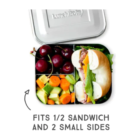 LunchBots Medium Trio Bento Box - Image 2