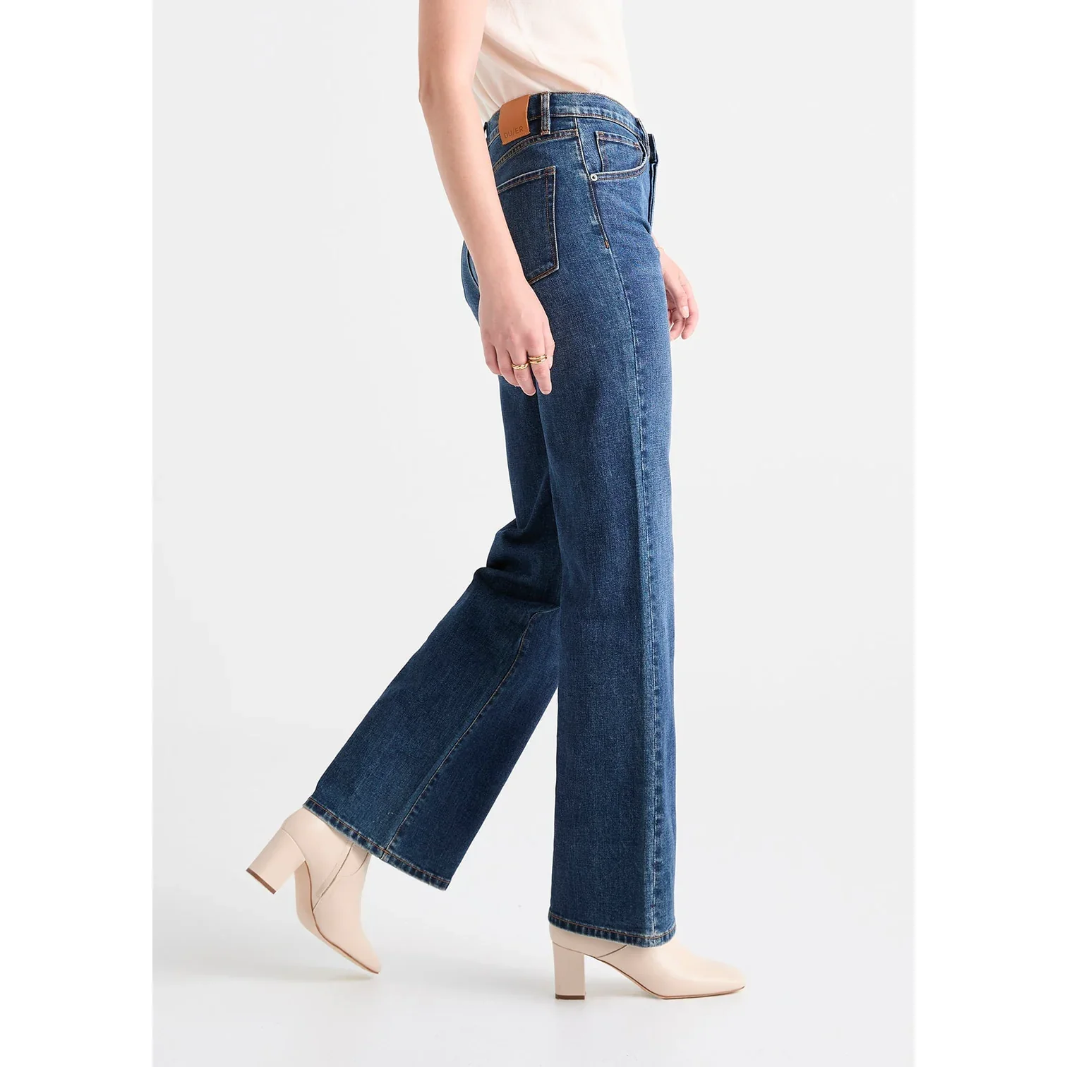 Duer Midweight Denim Wide Leg Women's - Image 3