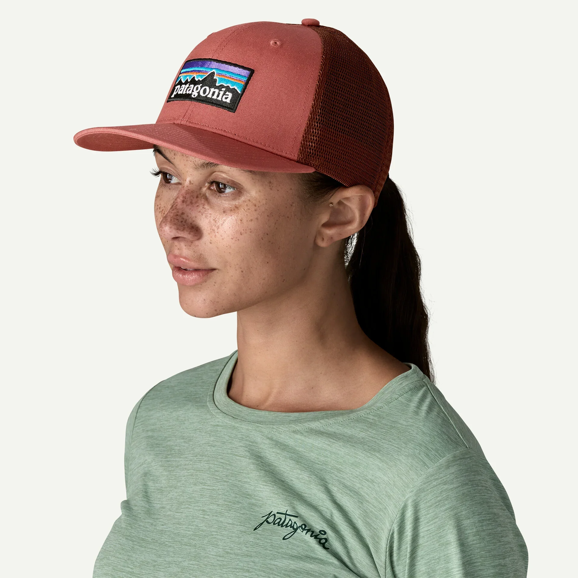 Patagoina P-6 Logo Trucker Hat - Image 6