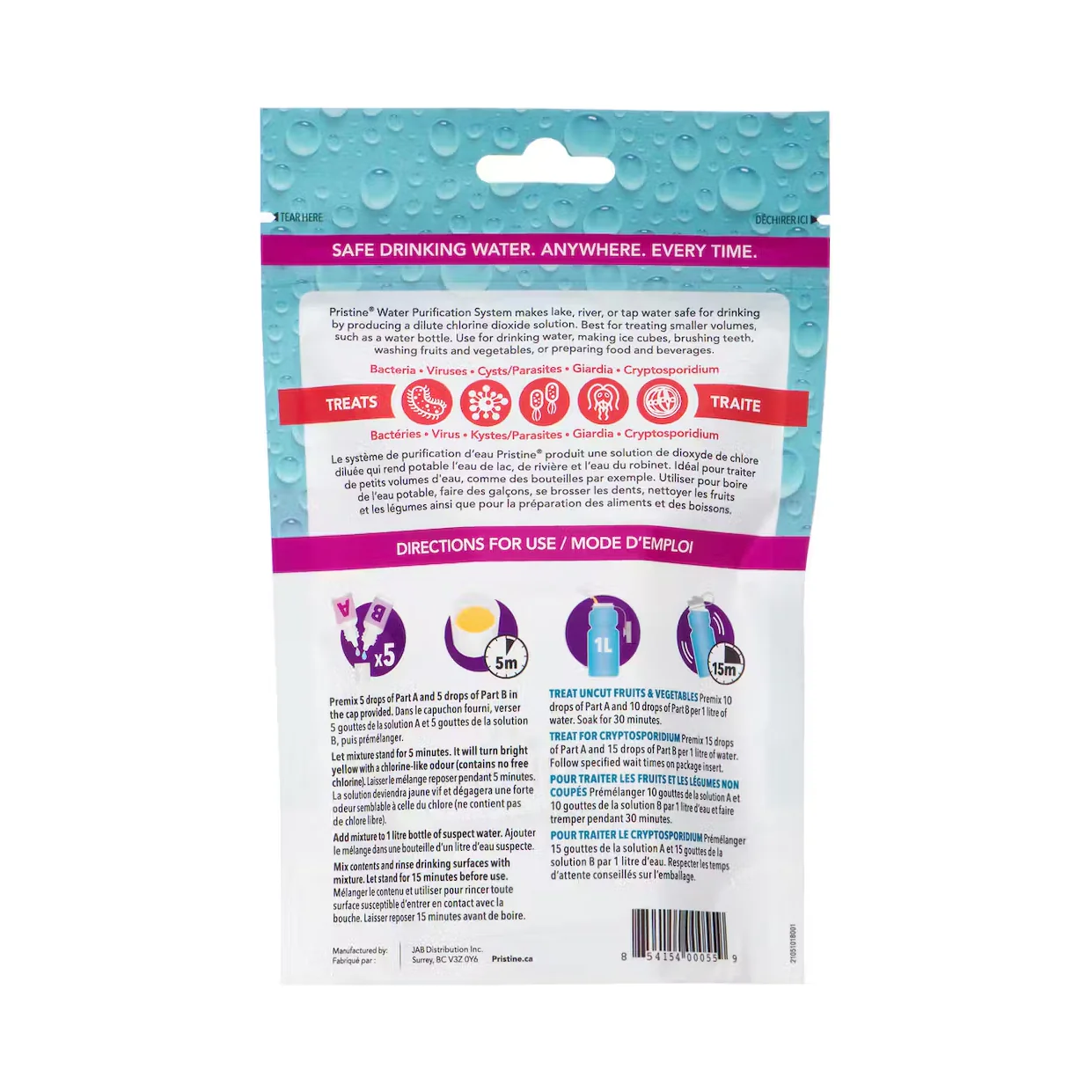 Pristine Water Treatment 30ml - Image 3
