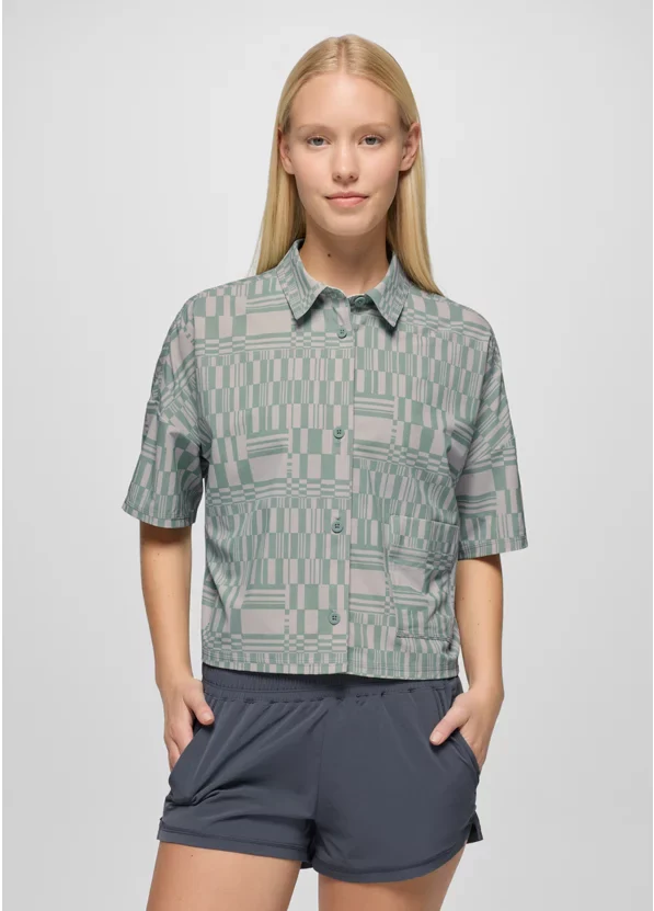 Prana Railay Short Sleeve Button Down Women's - Image 4