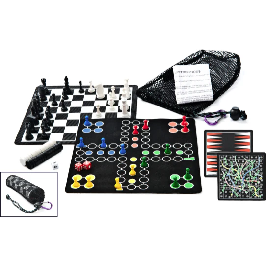 Roll-Up 5 In 1 Magnetic Game Set