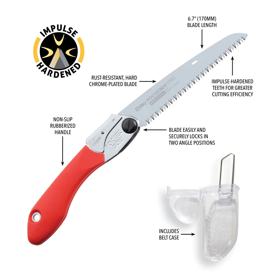 Silky Pocketboy 170mm Folding Saw - Image 3