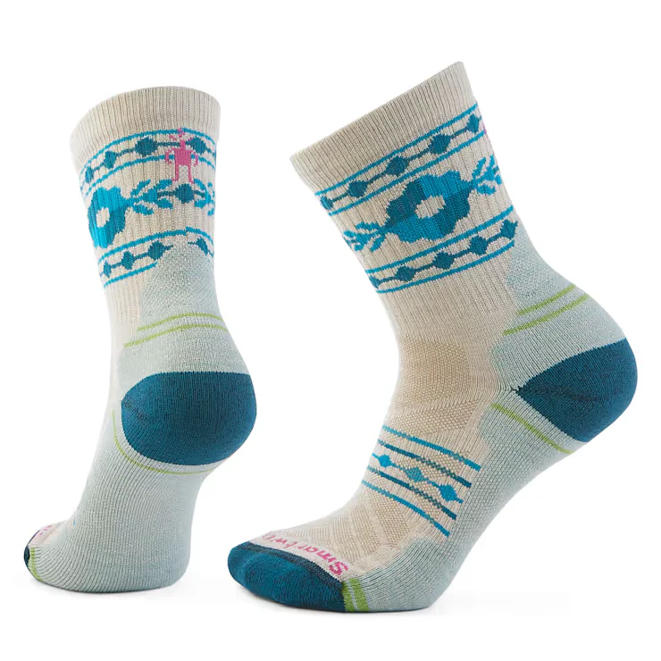 Smartwool Hike LC Retro Floral Mid Crew