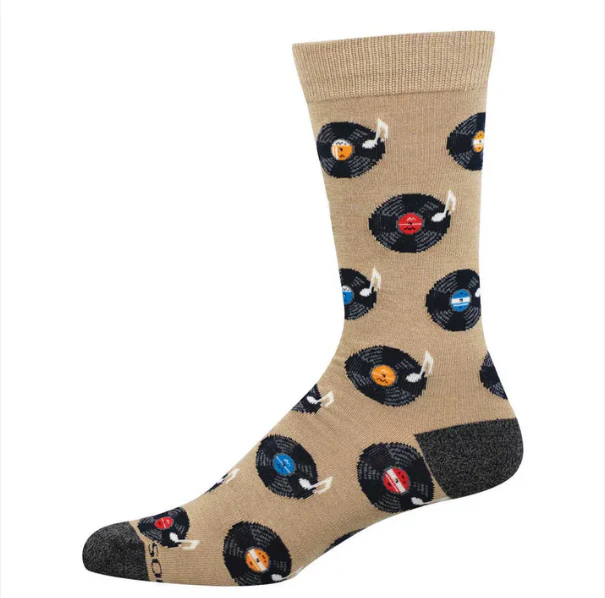 Socksmith Vinyl Sounds Better Socks