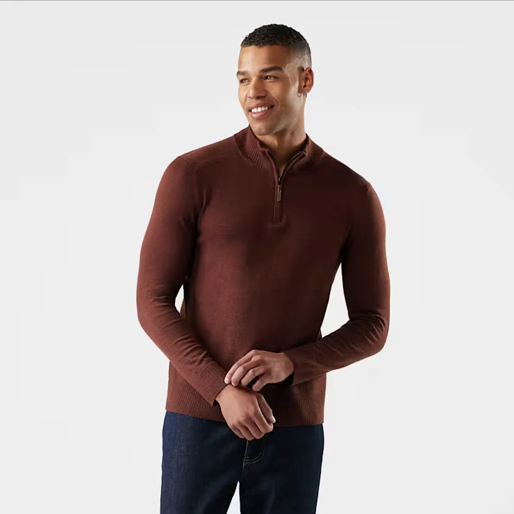 Smartwool Sparwood 1/4 Zip Sweater Men's - Image 5