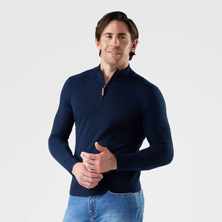 Smartwool Sparwood 1/4 Zip Sweater Men's - Image 8