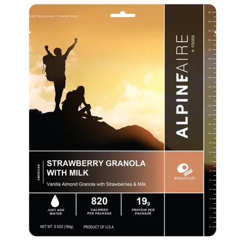 AlpineAire Strawberry Granola With Milk