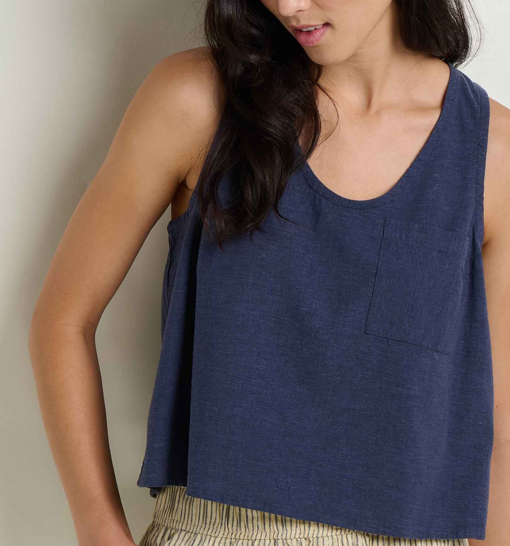 Toad and Co Taj Hemp Button Back Tank II Women's - Image 4