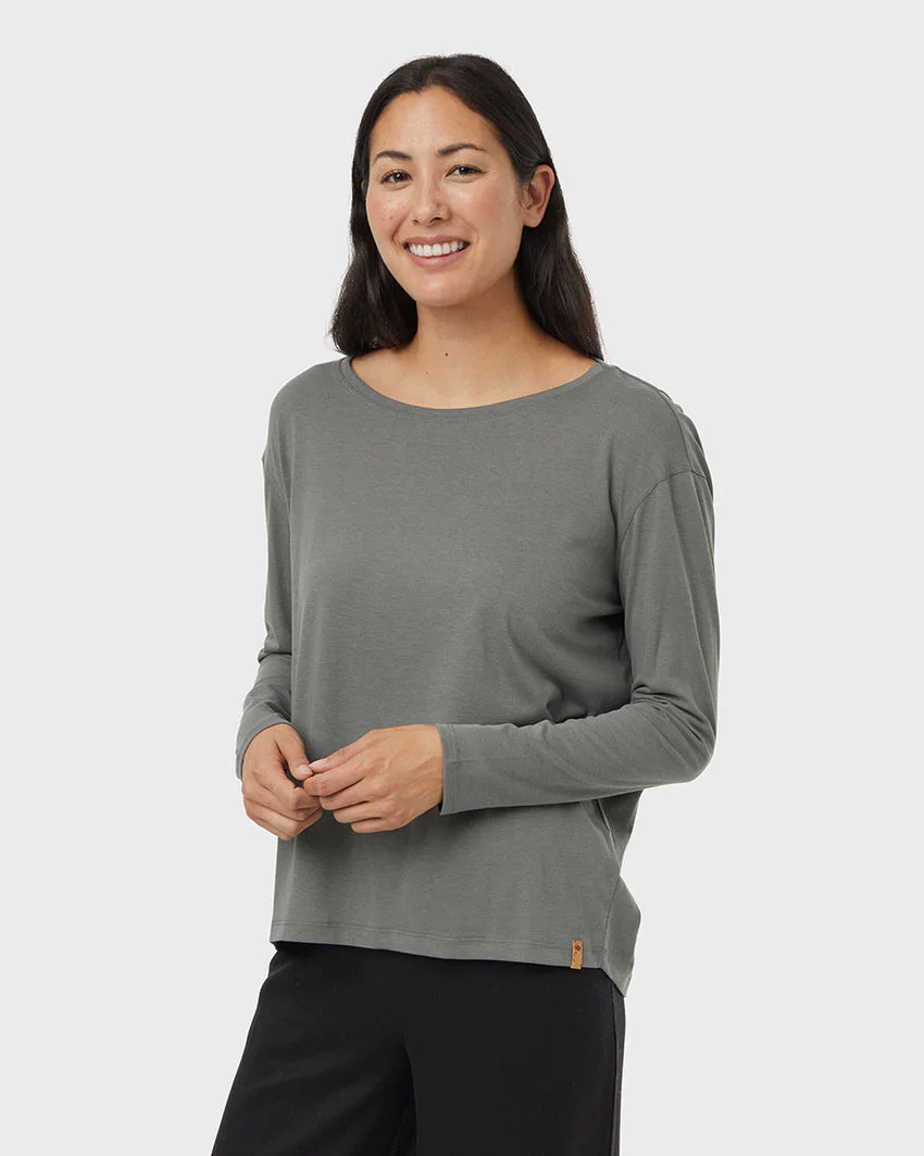Ten Tree Treeblend High Low Long Sleeve Women's