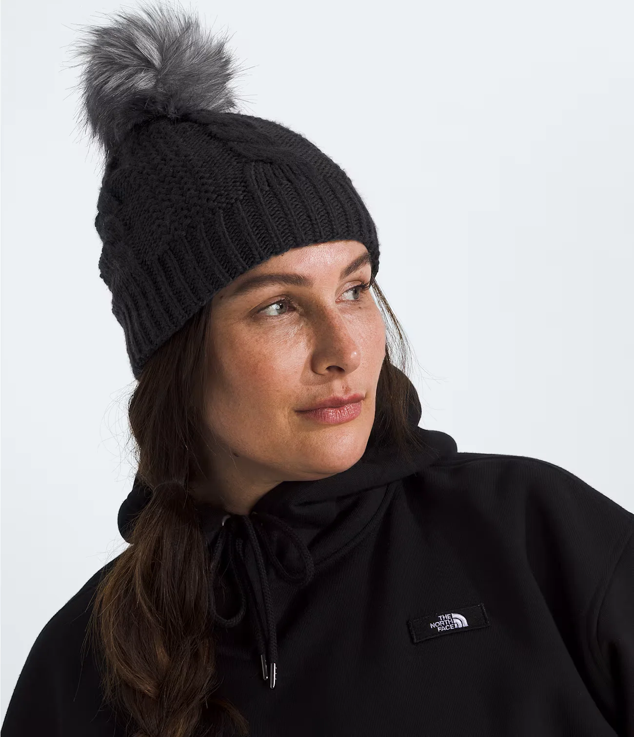 The North Face Oh Mega Fur Pom Lined Beanie - Image 2