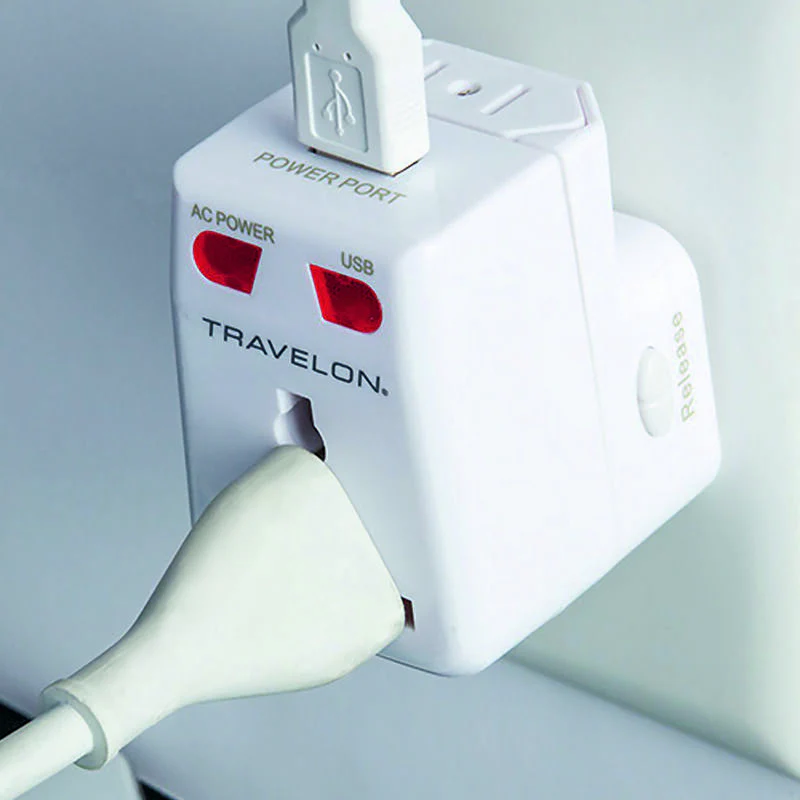 Travelon Worldwide Adapter and USB Charger - Image 3
