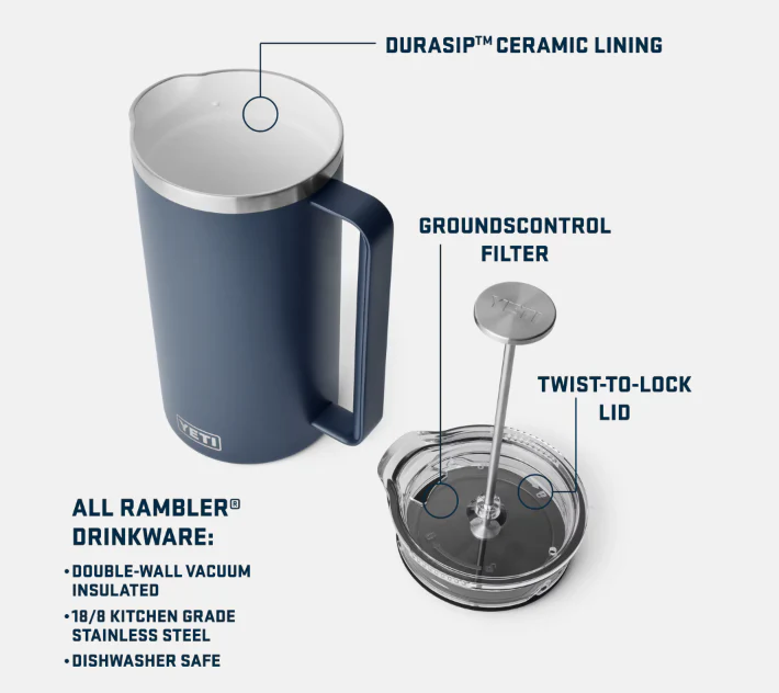 Yeti French Press 64oz - Image 3